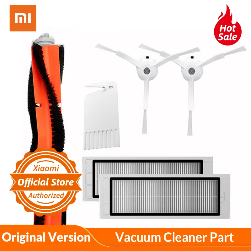 Оригинальный Xiaomi Mi Пылесос часть упаковки щетка для очистки X2PC HEPA фильтр