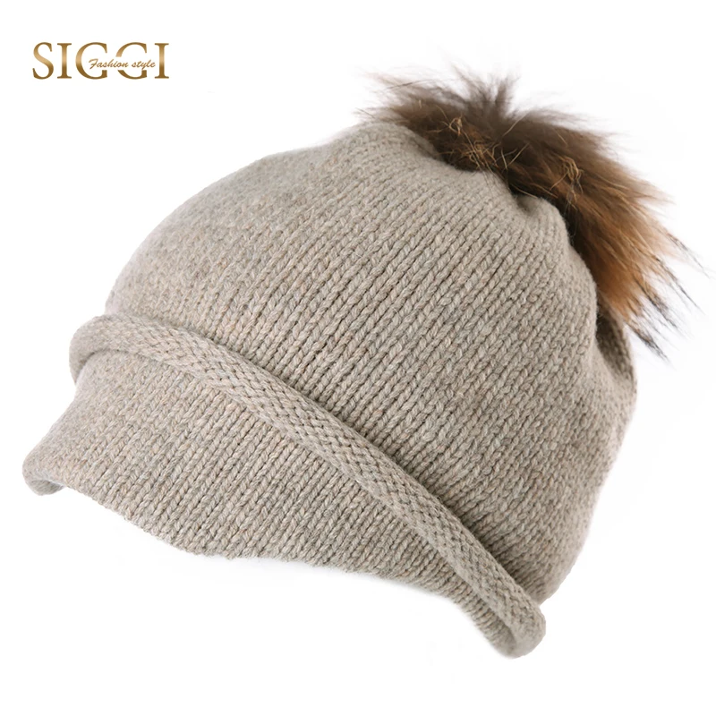 FANCET зима для женщин 100% шерсть теплые шапочки Skullies обувь девочек молодежи