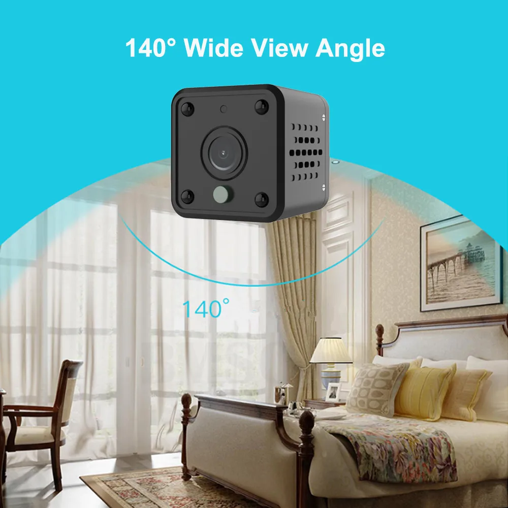 IP камера беспроводная 1080P 140 градусов 2 Мп Wi Fi|Камеры видеонаблюдения| |