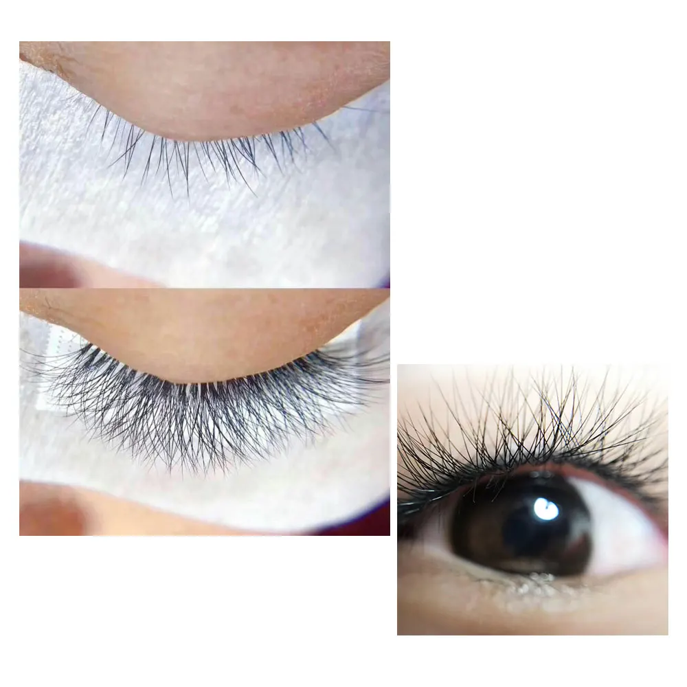 NAGARAKU 10 cases Eyelash Extensions Auto fans eyelash Easy to fan lash 0.03mm Mixed Length Faux Mink Russian volume | Красота и