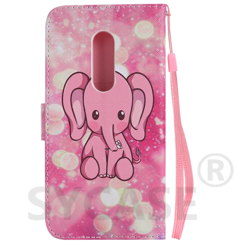 SYCASE флип чехол для zte zmax Pro z981 6 inchPainted карты Бумажник Стенд роскошный искуственная