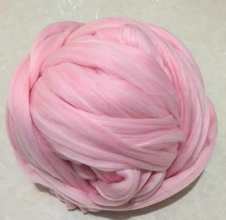 pink ZENGIA 1000 г/шар супер толстая пряжа мягкая мериносовая шерсть пряжа большая массивная пряжа громоздкая рука ровинг вязание одеяло прядильная пряжа шерсть - Цвет: pink
