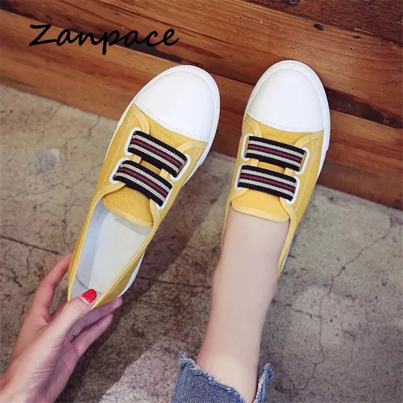 Кеды женские с вулканизированной подошвой дышащие холщовые кроссовки без