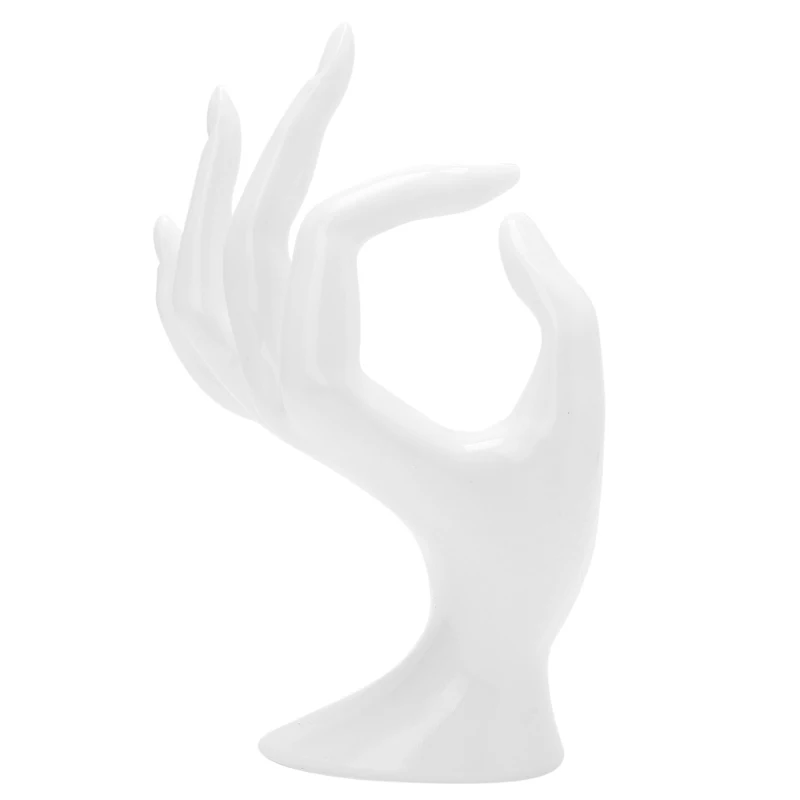 

JAVRICK Mannequin Ok Hand Finger Glove Ring Bracelet Bangle Jewelry Display Stand Holder