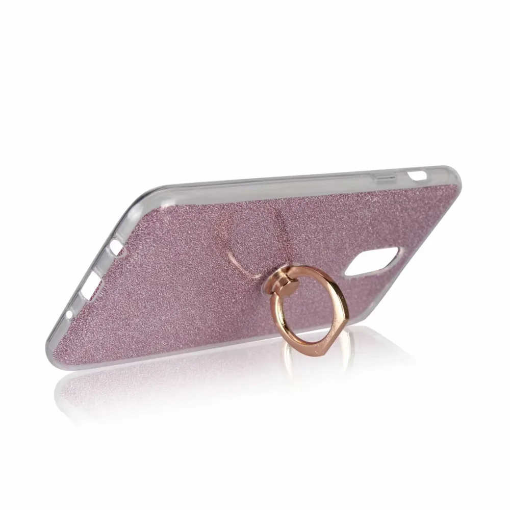 Fashion Ring Stand Holder Phone Case For Samsung C5 C7 C8 C9 Pro G530 G360 E5 E7 G710 ON5 ON7 Bling Glitter Crystal Powder |