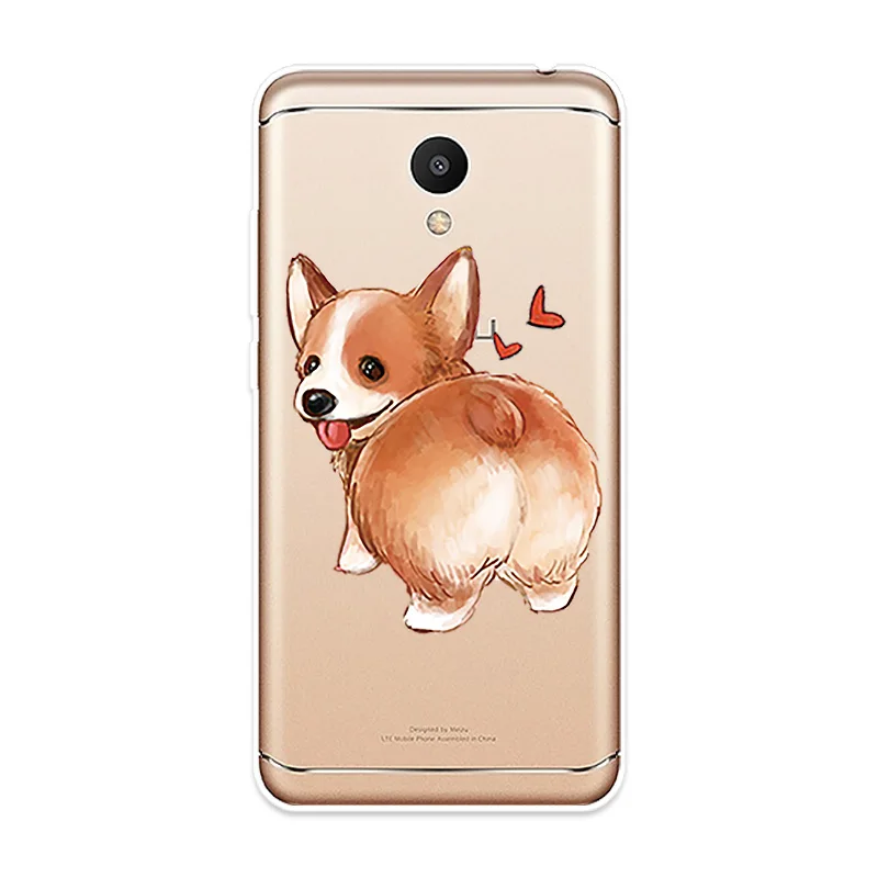 Phone Case For Meizu M3 M5 M6 NTOE M3S M5S M5C M6S M6T U10 U20 Cover Cute Dog Cat Patterned Silicone Soft Shell |