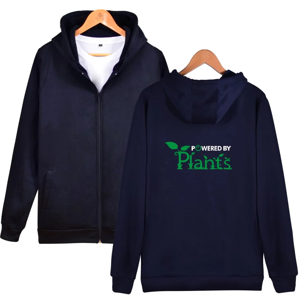 

Meaningful Pattern Hoodies Promote To Be Vegan Printed Powered By Plants Men/Women Hoodie Interesting Clothes Casual Sweatshirt