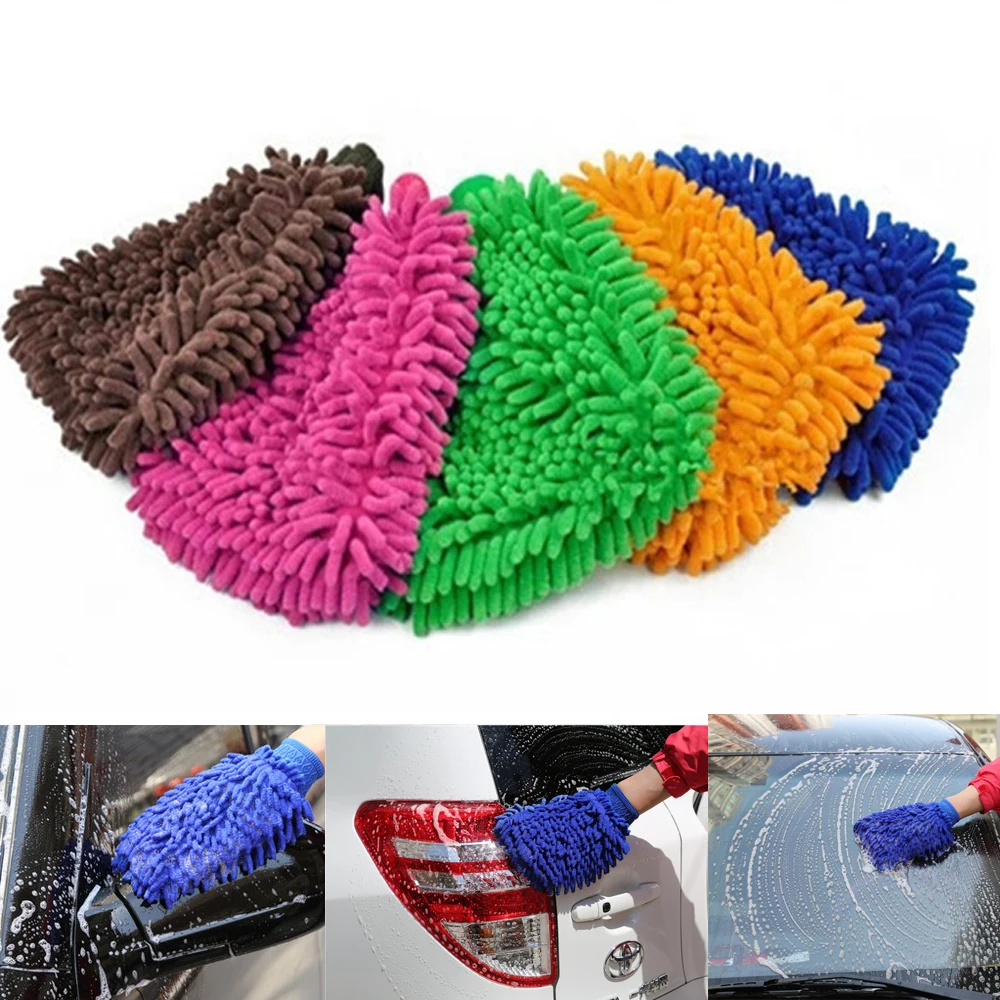 1 шт. инструмент из микрофибры для мытья автомобиля|super mitt microfiber|car wash glovemicrofiber car