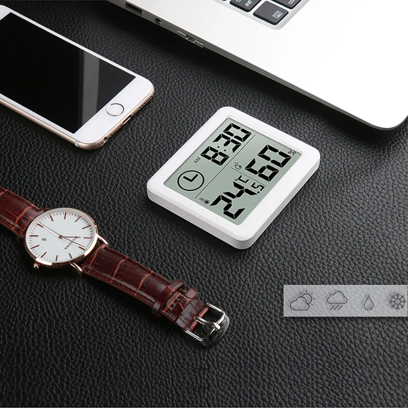 Цифровой ЖК термометр гигрометр электронный измеритель температуры и влажности