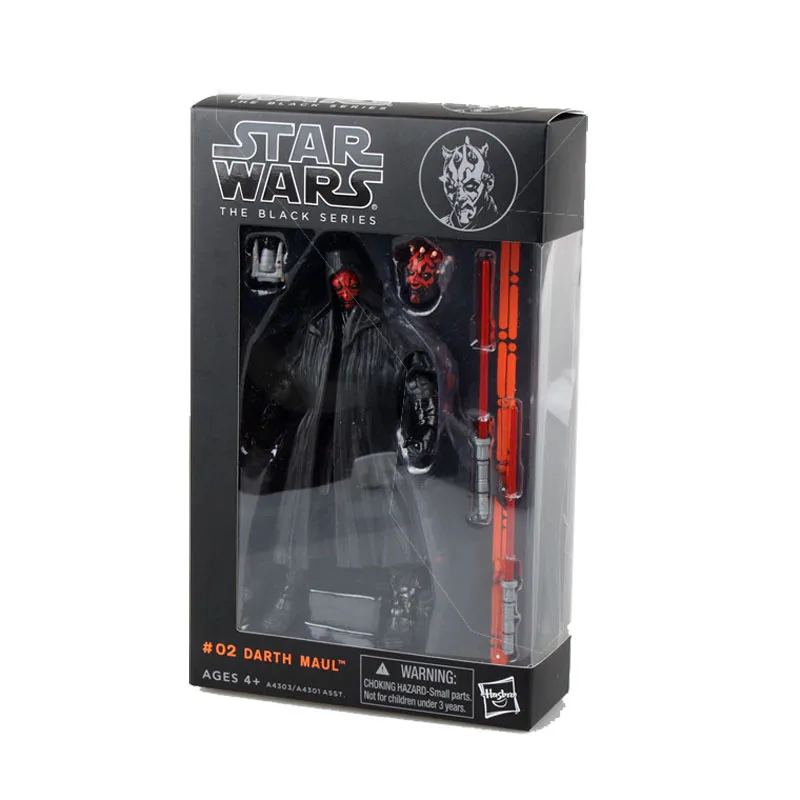 Darth Maul 6 дюймов 17 см Звездные войны фигурка черная серия 06 03 Sandtrooper 02 Darth Maul Фигурки игрушки - Цвет: Darth Maul