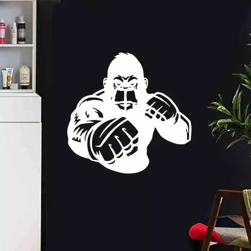 Боксерская Наклейка на стену orang0 Виниловая наклейка для боксерских игр и