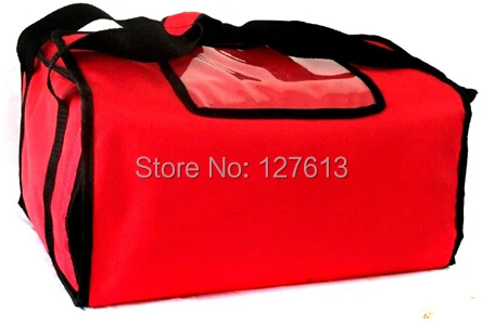 

New Style 30L thicken Pizza delivery bag for 5pcs 13" pizza boxes or one 13" cake Thermal insulation bag Take out food