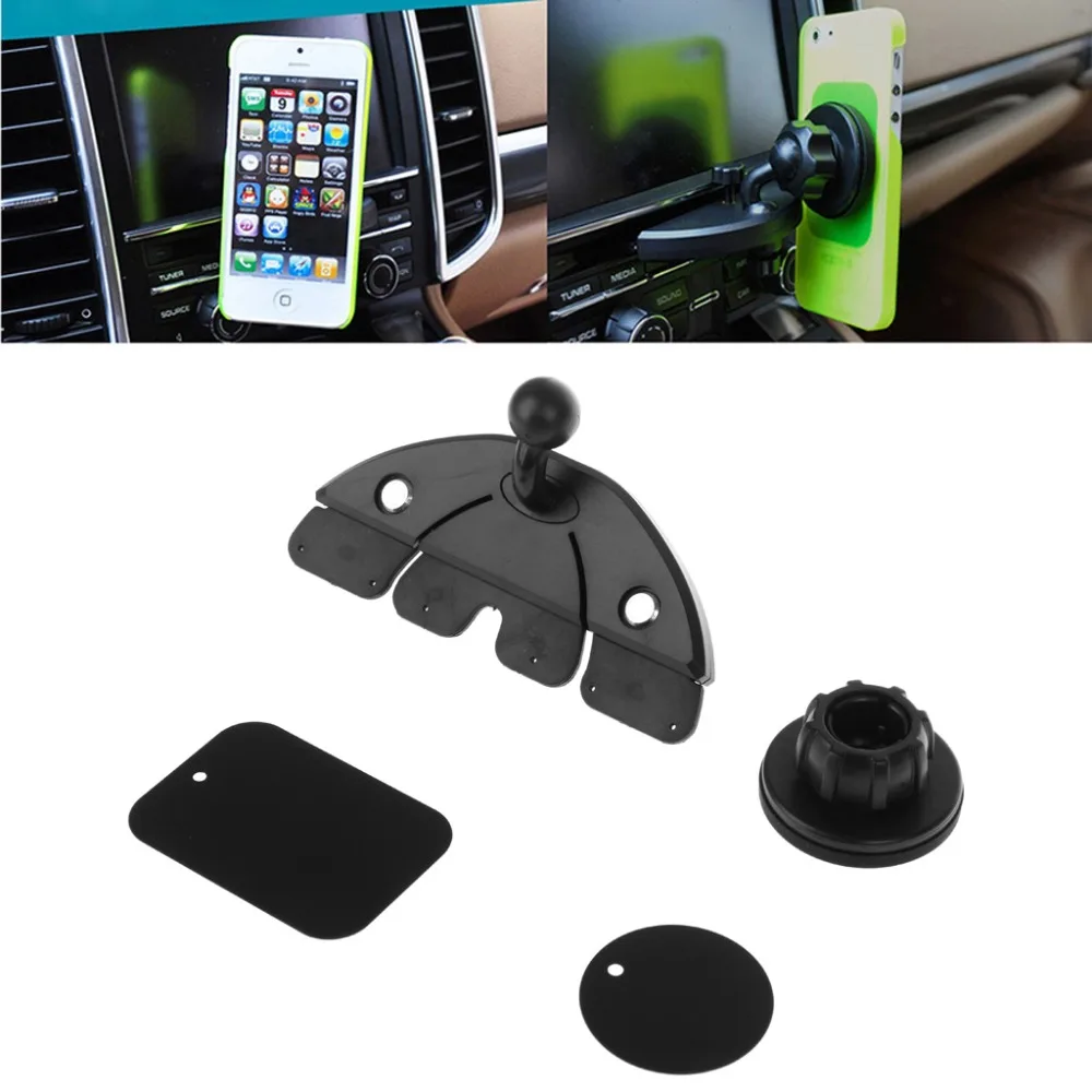 Универсальный магнитный автомобильный держатель для CD дисков 360 Dgree телефона GPS