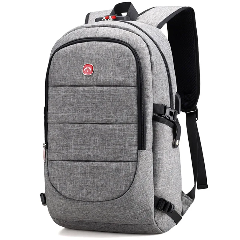 Модный мужской рюкзак Многофункциональный usb зарядка для мужчин 17 дюймов ноутбук