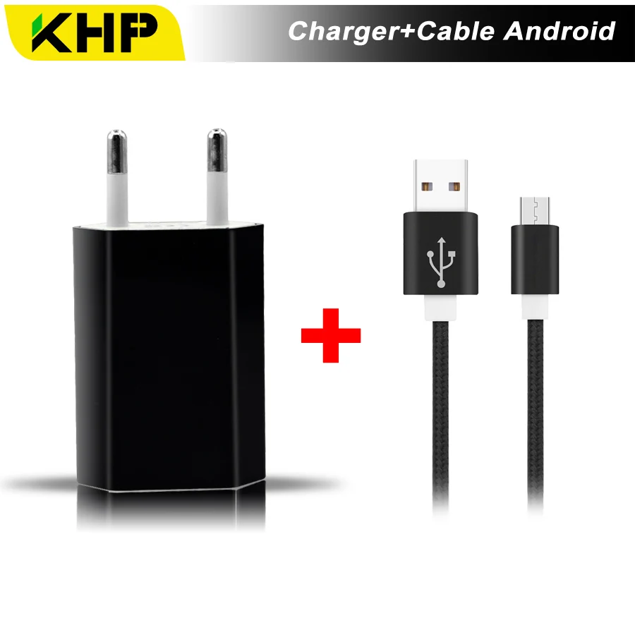 2019 KHP комплекты USB зарядное устройство Micro кабель для samsung Galaxy S5 S6 S7 Android ЕС телефон