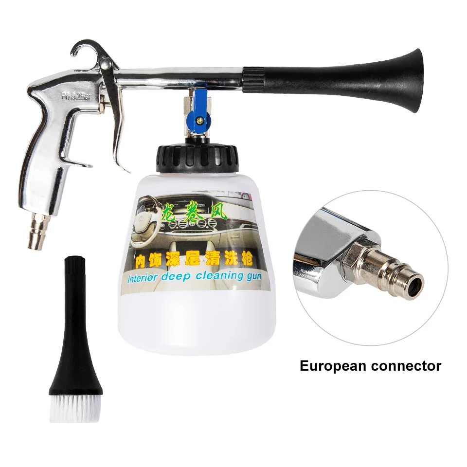 Type I EU Connector Tornado автомобильный пистолет для очистки воды авто Интерьер сухая Глубокая чистка стиральная машина с воздушным приводом моющие аксессуары Tornado Водяные Пистолеты - Цвет: Type I EU Connector