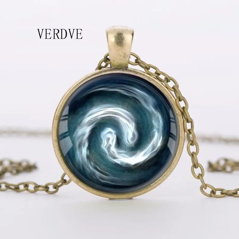 VERDVE 3 цвета Аватар конечной Airbender ожерелье Хрустальное стекло купольное