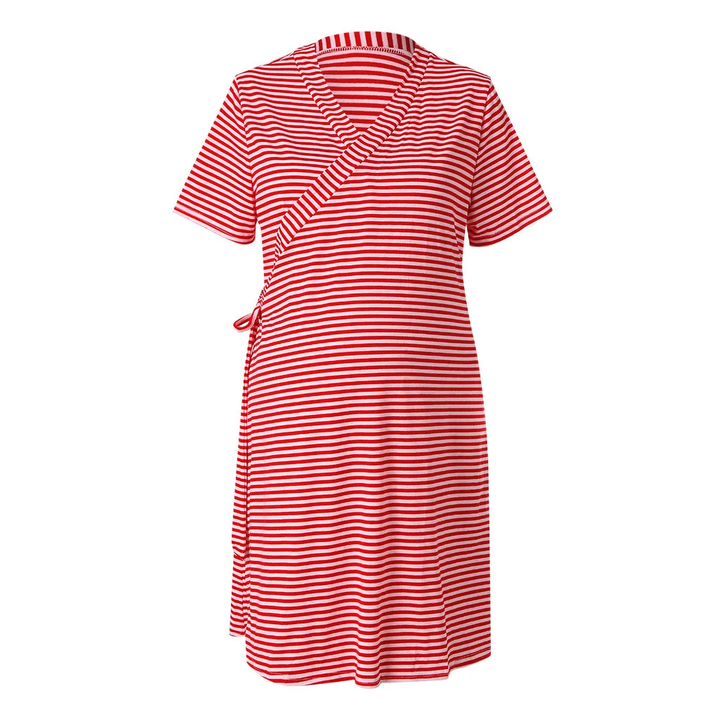 Women Mom Pregnant Baby Maternity Nursing Solid Breastfeeding Summer Mama Soft Casual Dress Clothes#520 | Мать и ребенок