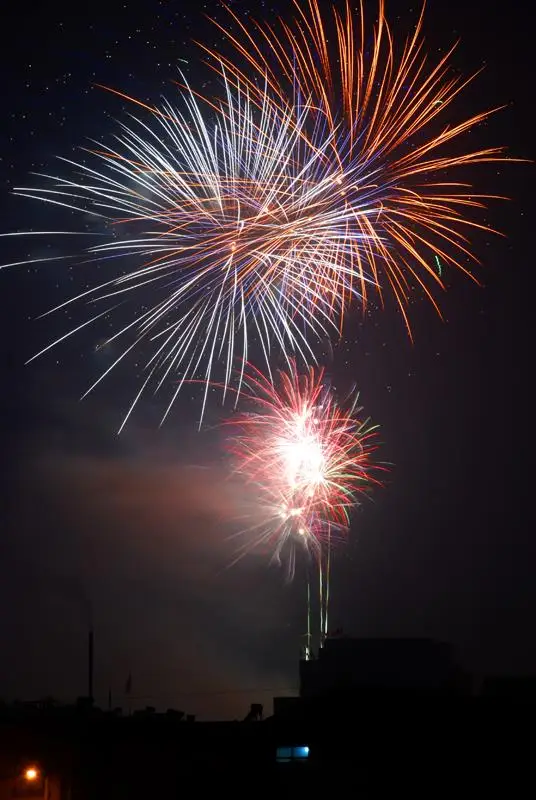 10x10ft photo background christmas New Year's fireworks night photography backdrops children santa new Year decoration |
