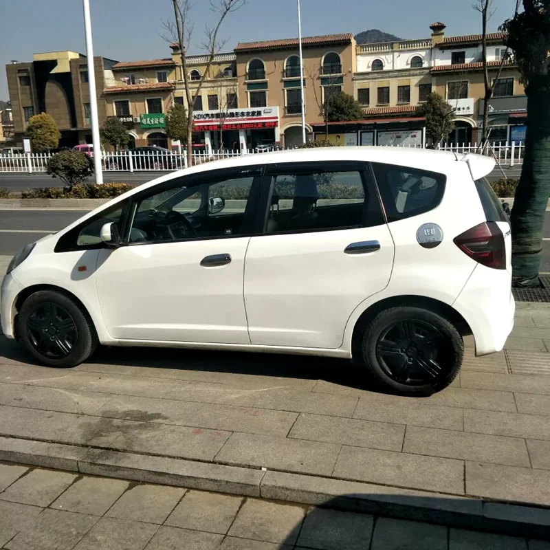 Для 2008-2013 Honda Jazz Fit спойлер высокого качества ABS Материал заднее крыло автомобиля