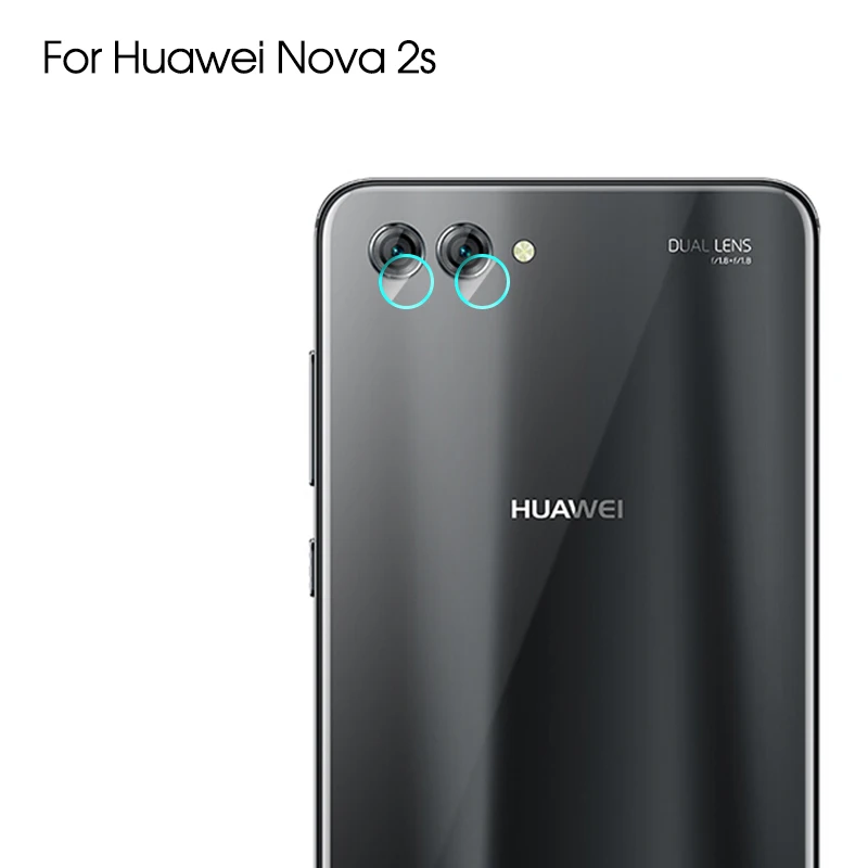 For Nova 2S 2 шт. для huawei Nova 3 3i 3e стеклянная защита для камеры телефона Защита объектива для huawei Nova 2i 2S объектив камеры Закаленное стекло пленка - Цвет: For Nova 2S