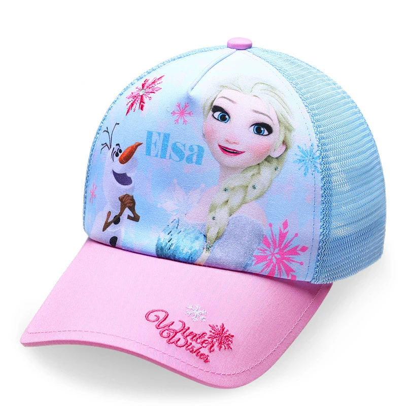 Подлинная disney замороженная шляпа Детская солнцезащитная Кепка Мультфильм Принцесса София Анна Эльза Одежда Аксессуары Детская шапка