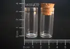 20 шт. 3 мл 16x35 мм Маленькая прозрачная стеклянная трубка, флакон с пробкой и крючком для украшения свадьбы, праздника, рождественские подарки
