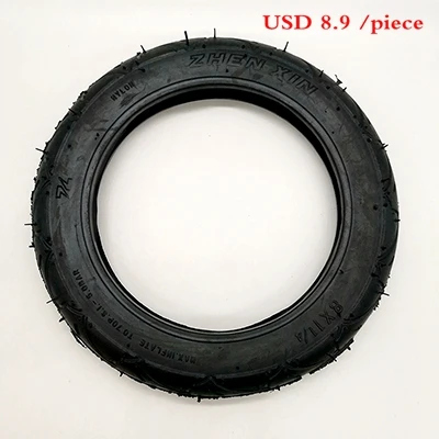 black Колеса скутера надувные колеса диаметр 202x28 мм - Цвет: black