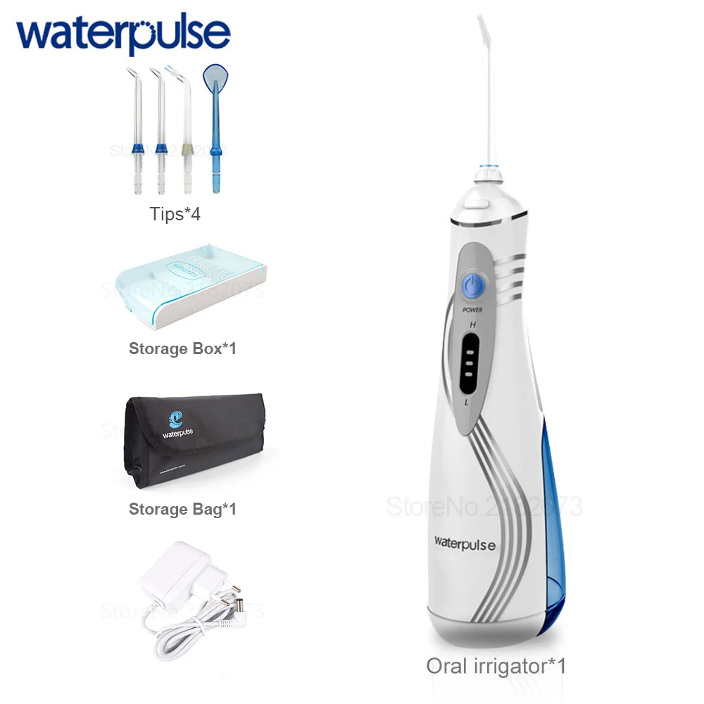 Ирригатор для полости рта Waterpulse V400P Портативный Стоматологический с 4