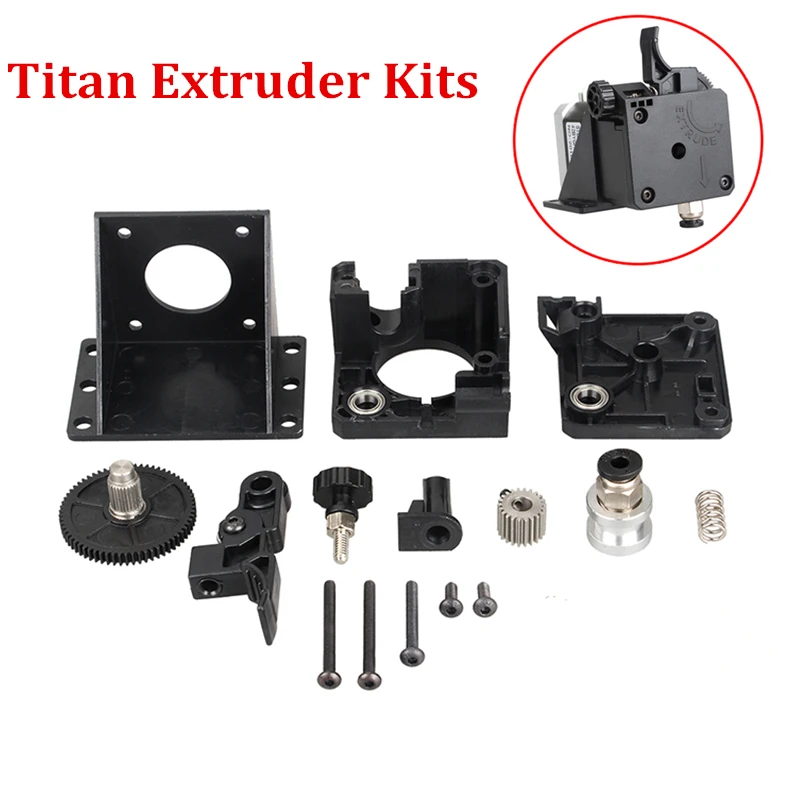 Запчасти для 3D-принтера Titan экструдер E3D V6 Hotend J-head Bowden мотор кронштейн 1 75 мм нити 3:1