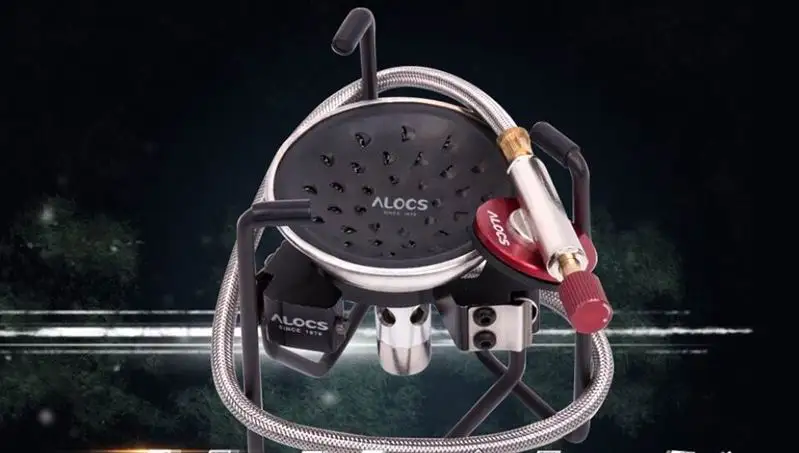 ALOCS Открытый складной Паук Стиль горелки кухонная печь Сплит Тип газовая портативная плита газовые плиты Туристическое оборудование