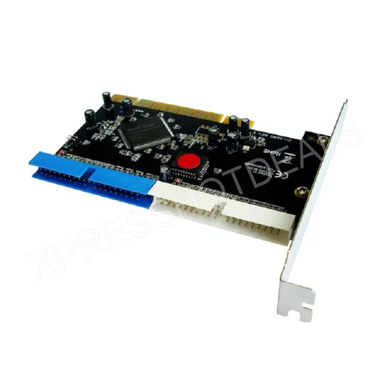 PCI 32bit до 2 портов Ultra ATA 133 IDE Raid контроллер карты Sil0680 | Компьютеры и офис