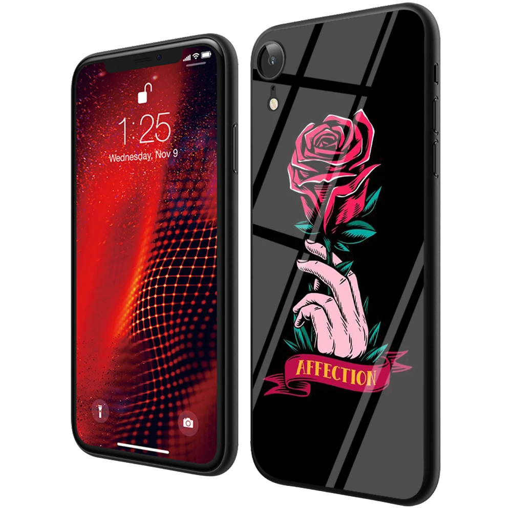 Мягкий чехол Lavaza PNL из закаленного стекла для iPhone 6 6S 7 8 Plus 5 5S SE XR X XS 11 Pro MAX |