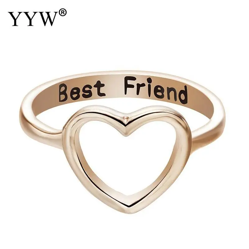 Модные кольца в форме сердца для женщин ювелирные изделия из нержавеющей стали