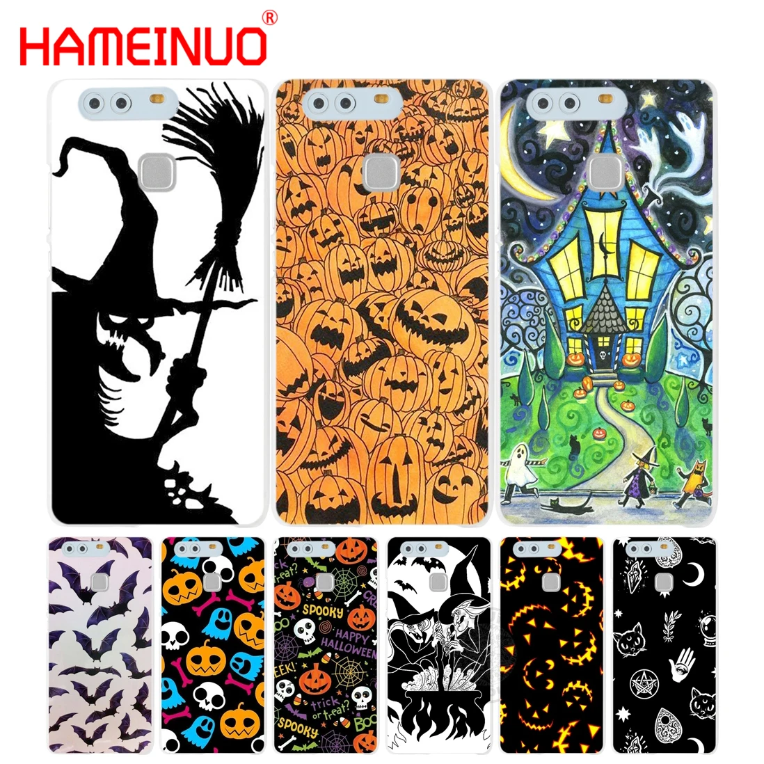 HAMEINUO чехол для телефона с изображением тыквы Хэллоуина летучей мыши ведьмы Boo huawei