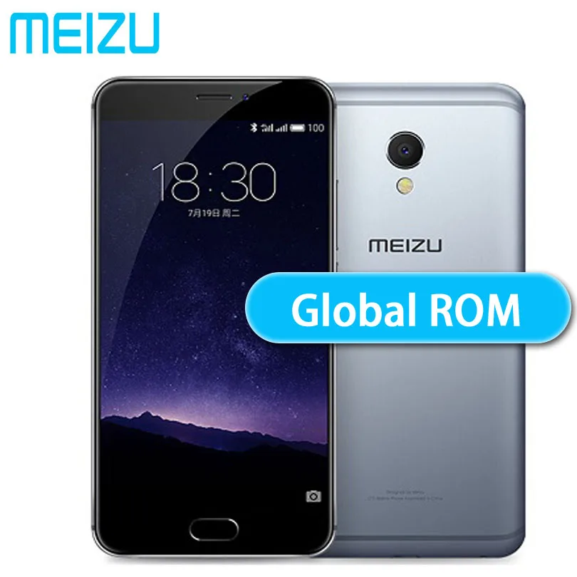 Оригинал Meizu MX6 4G B Оперативная память 32 ГБ Встроенная LTE глобальной прошивки MTK helio