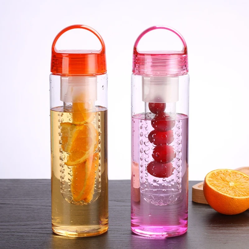 700 мл пластиковая бутылка для воды с фруктовая настойка из тритана BPA бесплатно