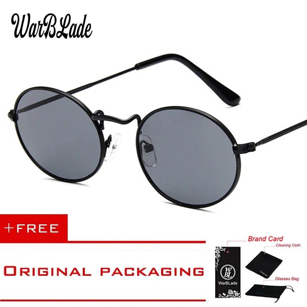 2018 модные дизайнерские маленькие круглые солнцезащитные очки Lunette W в стиле ретро