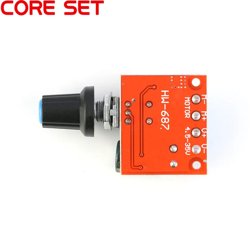Мини PWM DC мотор Скорость Управление Модуль 4 5 V 35 5A 90 W контроль регулятора