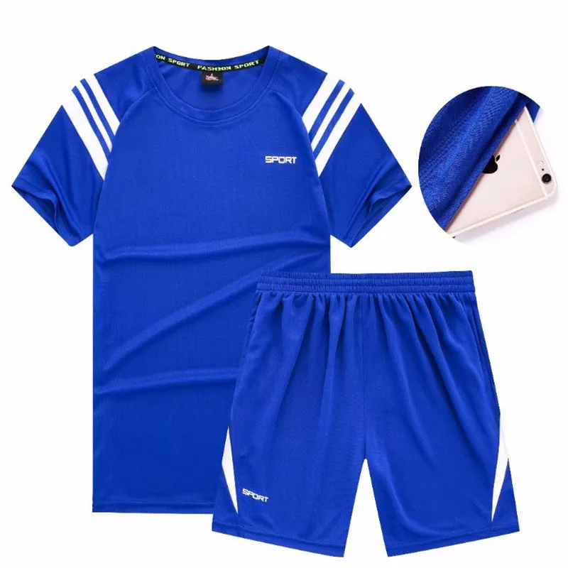 

Large-size quick-drying thin short-sleeved badminton sport suit