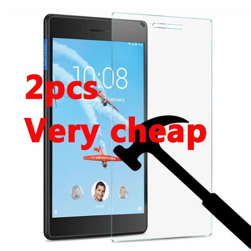 Закаленное стекло для Lenovo Tab 4 2 шт. Защита экрана 7 ТБ 7304 7504 Plus TB 8704 8504