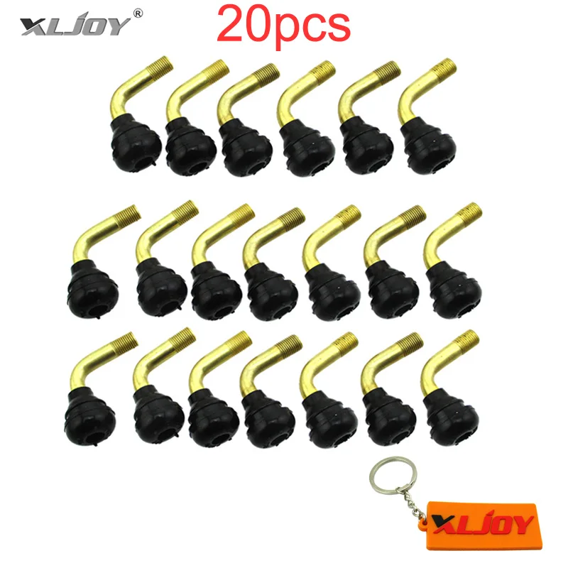 Клапан бескамерной шины XLJOY PVR70 тяга на 90 градусов для мопеда квадроцикла