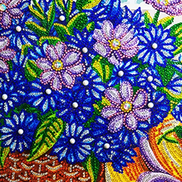 SHGO-Hat Flower Basket Pattern Diamond Painting Cross Stitch Special Shaped Mosaic Home Decor | Дом и сад