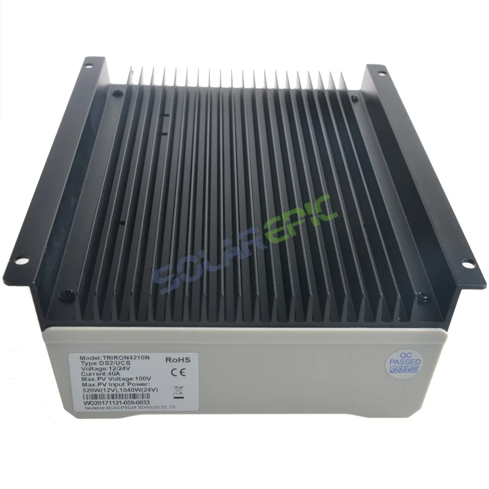 40A Epever Triron модульный MPPT Солнечный контроллер заряда 12В/24В TRIRON4210N солнечный