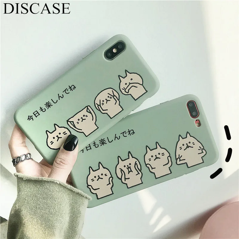 DISCASE милый мультфильм Пары чехол для телефона iphone XS Max X XR 8 7 6 S плюс Чехол Мягкий