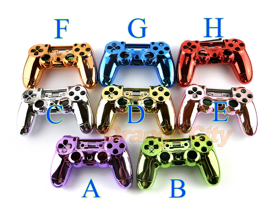 ChengChengDianWan 8 видов цветов хромовый Корпус чехол контроллер корпус для PS4
