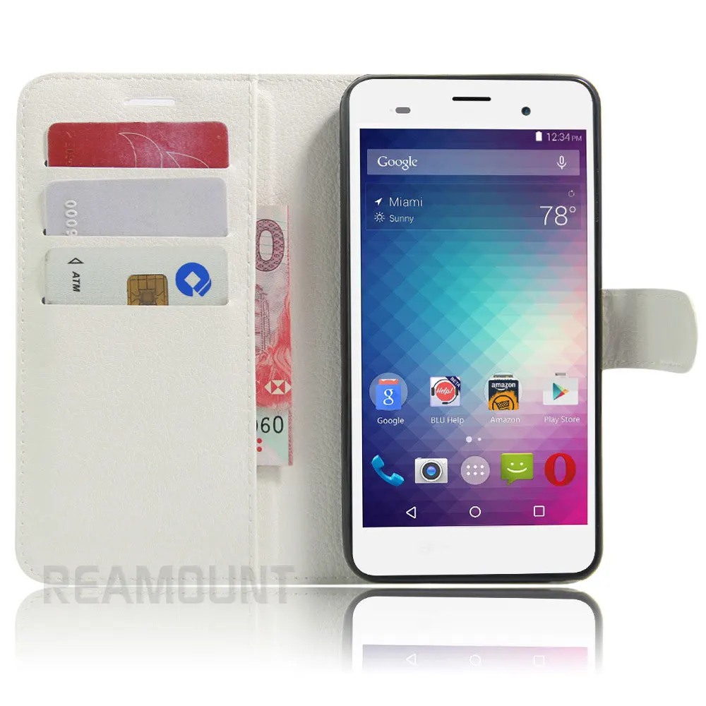 50 шт. чехол для BLU Advance 5 0 бумажник телефона из искусственной кожи держатель