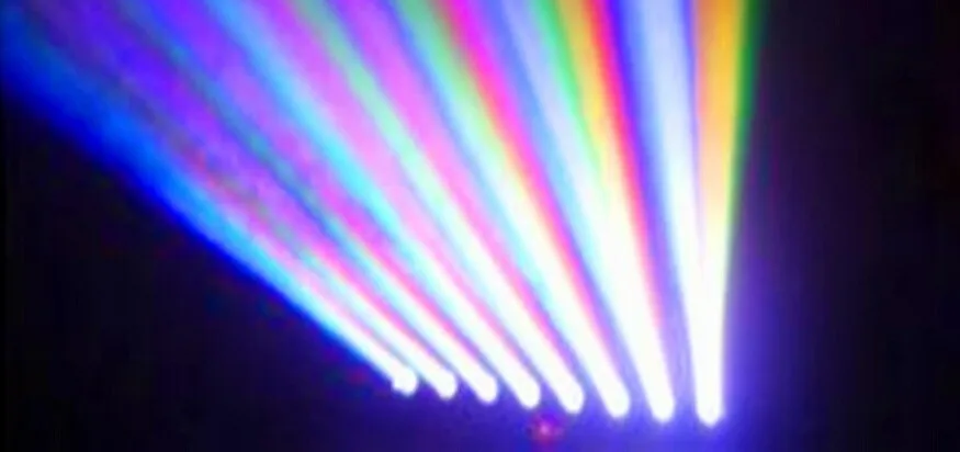 2 шт./лот 8x12 Вт LED Бар Луч Переезд Головного Света RGBW с полета случае Идеально