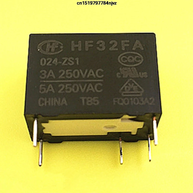 HF32FA 005 ZS1 5VDC 012 12VDC 024 24VDC 009 9VDC 5PINS 5A Мощность реле 10 шт.|Интегральные схемы| |