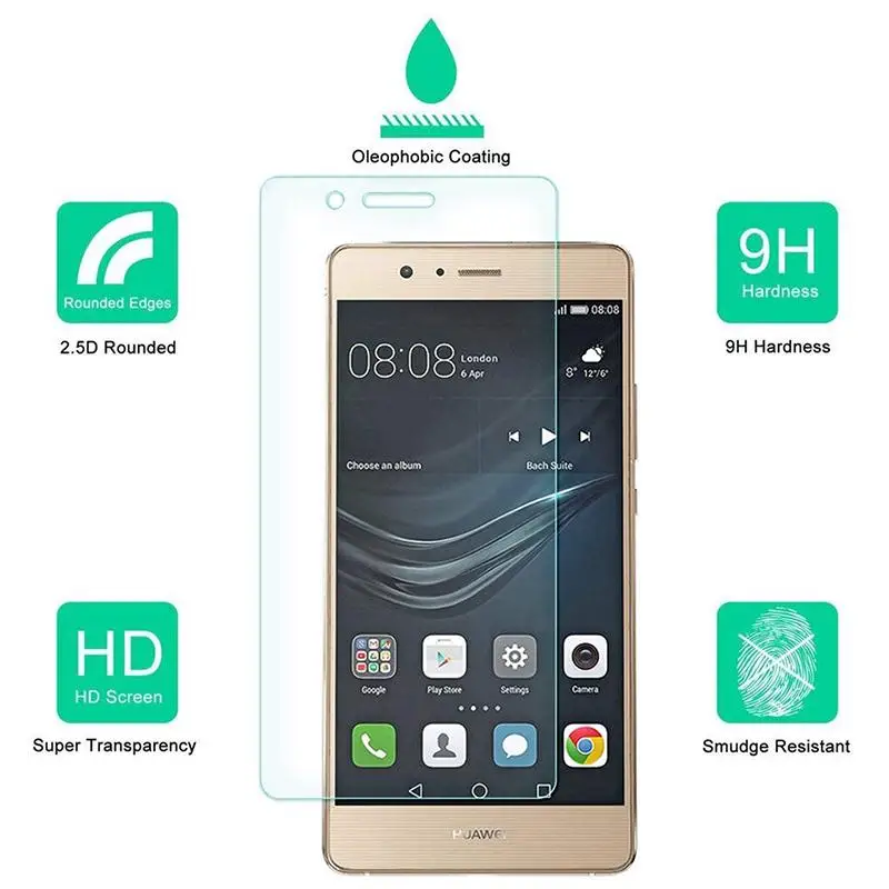 For huawei p 20 lite glass p9 mini p7 10 p8 p20 light pro plus 9 smart protective Screen Protect Tempered Glas | Мобильные телефоны